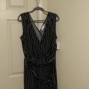 Time and True V-Neck Jumpsuit